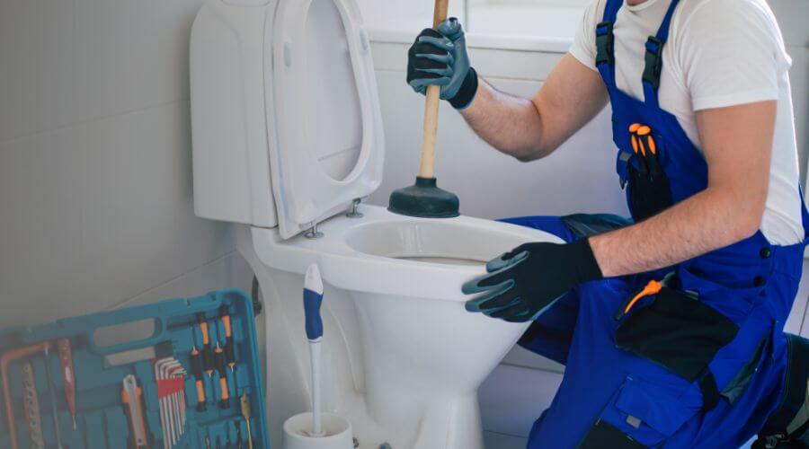 Professional clogged toilet repair in Exeter, RI